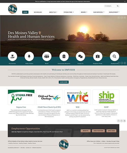 DMVHHS - Home Page mock