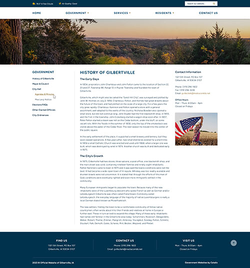 Lancaster - Inner Page mock