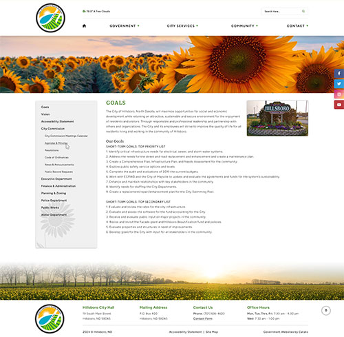 Hillsboro - Inner Page mock