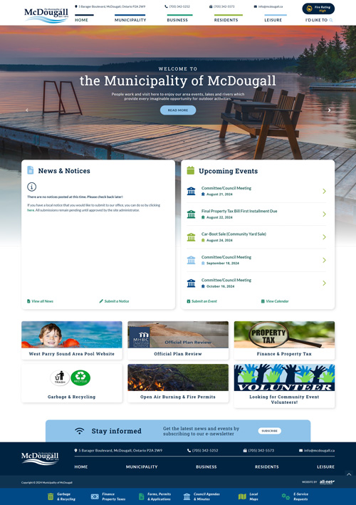 McDougall -Home Page mock
