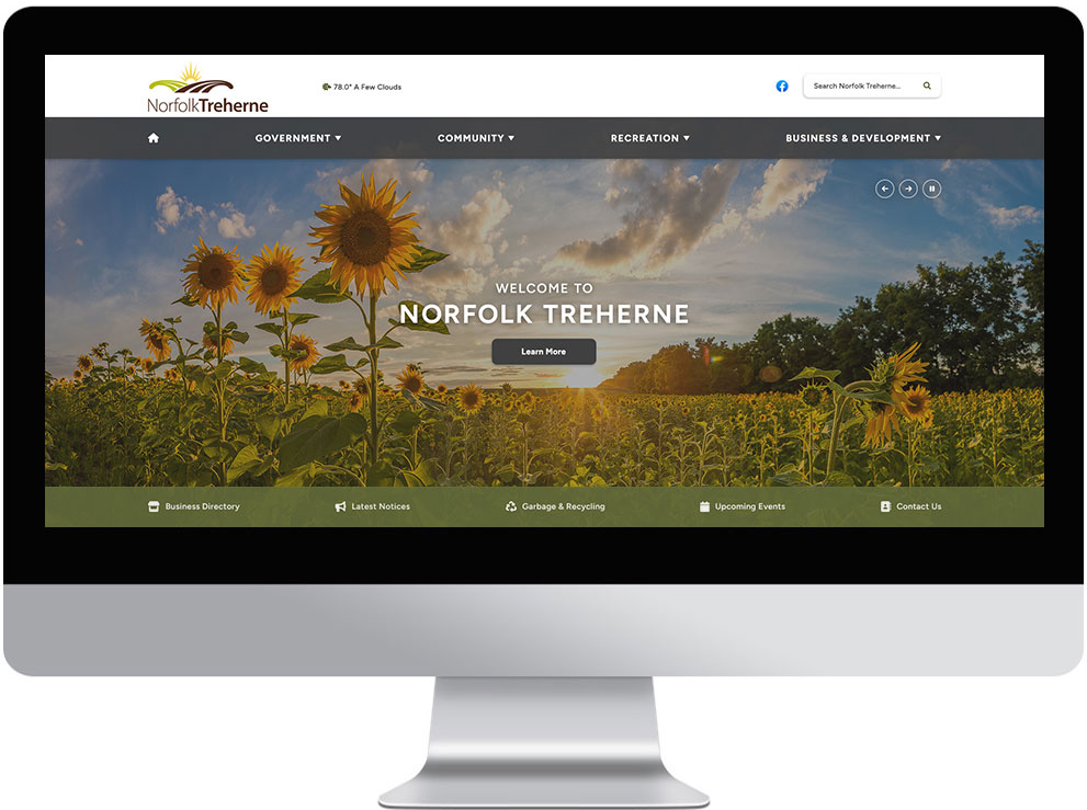 View Port of Norfolk Treherne