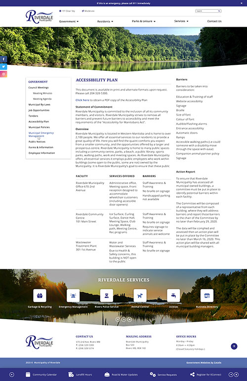 Riverdale - Inner Page mock