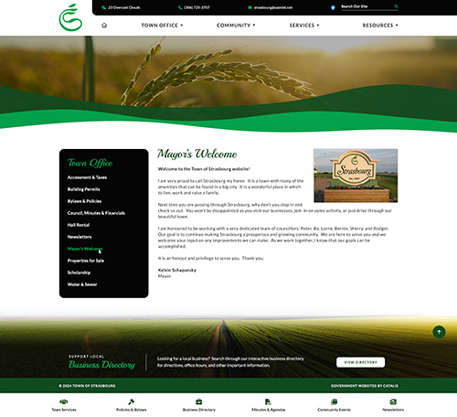 Strasbourg - Inner Page mock