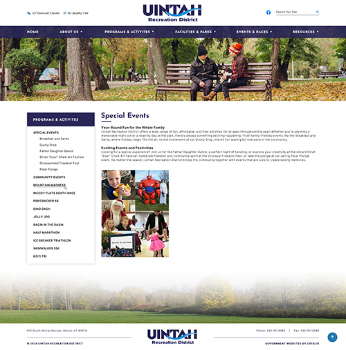 UINTAH - Inner Page mock