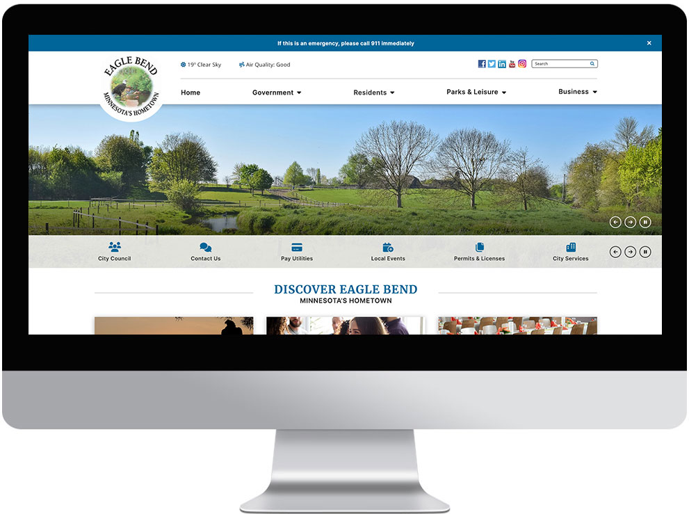 View port for Eagle Bend