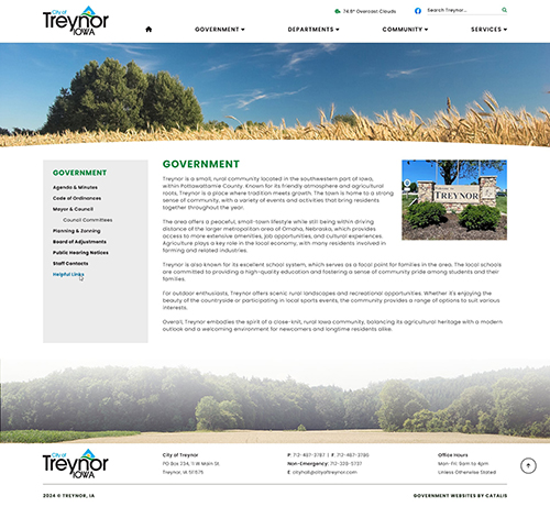 Treynor - Inner Page mock