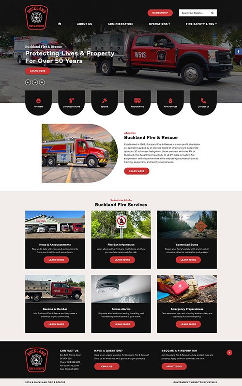 Buckland Fire & Rescue, Saskatchewan
